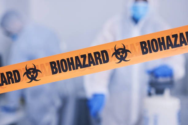 Professional Blood Cleanup technician working in Irvington, KY